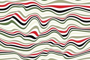 Smooth flowing striped wave background. Minimalist colorful wavy liquid lines surface. Digital geometric pattern design vector