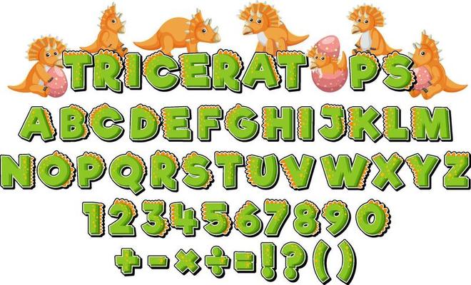 English alphabets of a-z letters and number 0-9