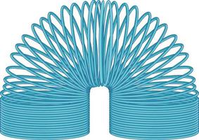 A simple magic spring on white background vector