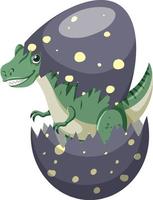 Cute Tyrannosaurus Dinosaur Cartoon vector