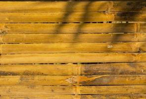 Bamboo Flooring - Bamboo Fence - Yellow Coated with Unitane for durability and preservation of the wood and the evening glow in the shadows of the sun. photo