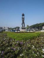 Jakarta, Indonesia 2022 Youth Advancement Monument is a statue located at the southern end of Jalan Jenderal Sudirman, Jakarta, Indonesia photo