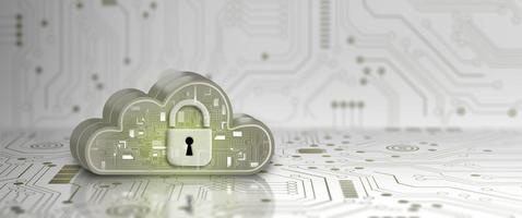 Cloud computing technology internet storage network. photo