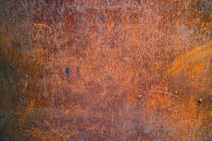 Rusted grunge metal, rust, oxidized steel texture. Industrial metal background texture. photo