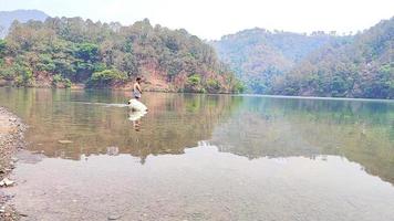 Sat Tal - seven lakes - is an interconnected group of seven freshwater lakes situated in the Lower Himalayan Range near Bhimtal. photo