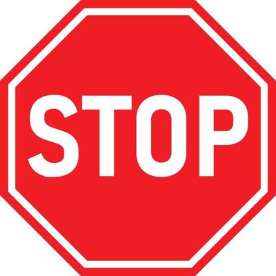 red stop sign. stop traffic symbol. traffic regulatory warning stop symbol.