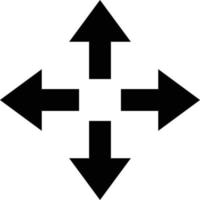 move icon. move sign. move icon arrow. vector