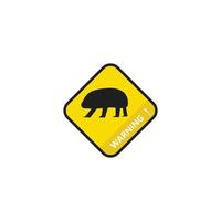 warning icon for mobile app and web mobile vector