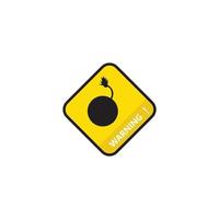 warning icon for mobile app and web mobile vector