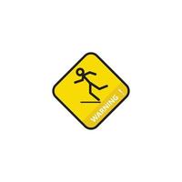 warning icon for mobile app and web mobile vector