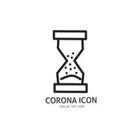 Vector isolated timers icons set
