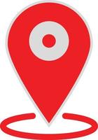 location map icon. location map sign. gps pointer mark symbol. gps pointer mark sign. vector