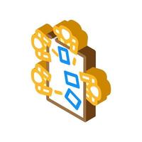 board director isometric icon vector illustration