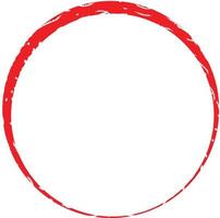 circle stamp frame on white background. red circle stamp sign. vector