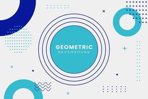 Grey Modern Geometric Memphis Background vector