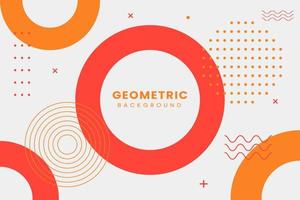 Grey Modern Geometric Memphis Background vector