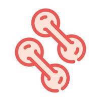 pathogen bacteria color icon vector isolated illustration