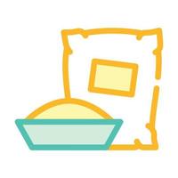 cement or plaster color icon vector illustration