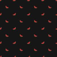 seamless watermelon pattern. vector doodle illustration with watermelon. pattern with red watermelon
