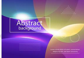 violet blue abstract liquid background with yellow purple lines and circles shapes vector