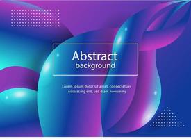 violet blue ace abstract memphis liquid background with pink purple lines and circles geometric shapes vector