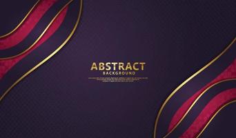 Background with bright purple color flow lines effect on textured dark background vector