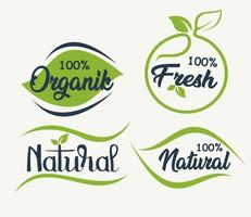 Organic food, eco, vegan and natural product icons and elements for food market, ecommerce, organic products packaging, healthy life promotion, restaurant. Hand drawn vector design elements