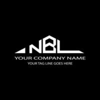 NBK letter logo creative design with vector graphic