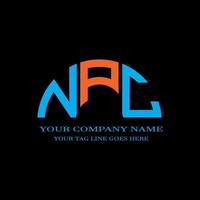 NPC letter logo creative design with vector graphic