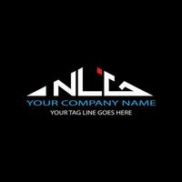 NLG letter logo creative design with vector graphic