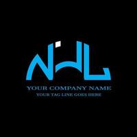 NJL letter logo creative design with vector graphic