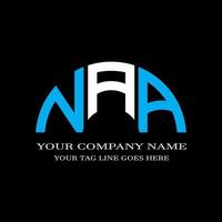 NAA letter logo creative design with vector graphic