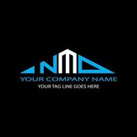 NMD letter logo creative design with vector graphic