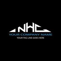 NHC letter logo creative design with vector graphic