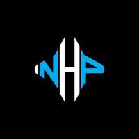 NHP letter logo creative design with vector graphic