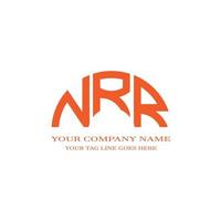 NRR letter logo creative design with vector graphic