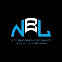 NBK letter logo creative design with vector graphic