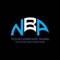 NBP letter logo creative design with vector graphic