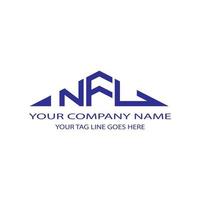 NFU letter logo creative design with vector graphic