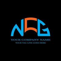 NCG letter logo creative design with vector graphic