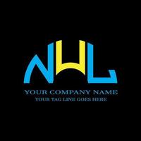 NUL letter logo creative design with vector graphic