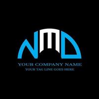 NMD letter logo creative design with vector graphic