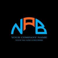 NPB letter logo creative design with vector graphic