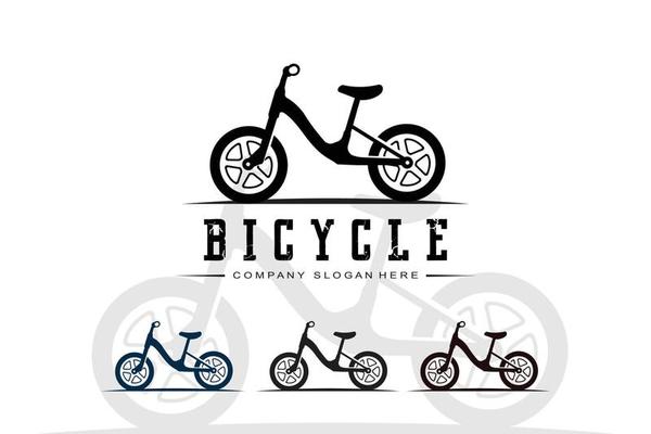 Bike Logo Icon Vector, vehicle for sports, racing, casual, downhill, retro template