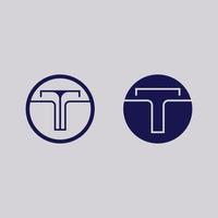 T letter, T logo vector font alphabet design and icon T