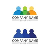 people Community,care group network and social icon design template vector