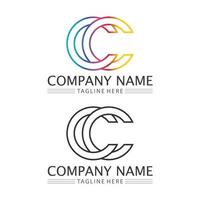 C Letter Logo Template vector