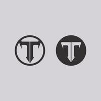 T letter, T logo vector font alphabet design and icon T