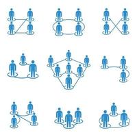 people network icon vector illustration
