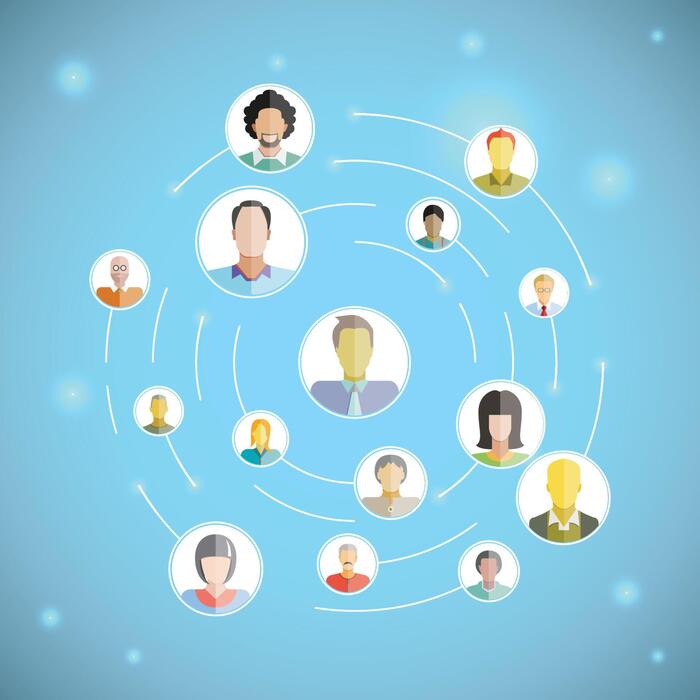 People Networking Vector Art, Icons, and Graphics for Free Download